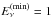 \hbox{$E_\nu^{(\min)}=1$}