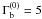 \hbox{$\Gamma_{\rm b}^{\rm (0)}=5$}