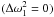 \hbox{$(\Delta \omega_{1}^2 = 0)$}