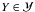 \hbox{$Y \in \mathcal{Y}$}