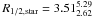 \hbox{$R_{1/2,\rm star}=3.51^{5.29}_{2.62}$}