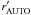 \hbox{$r'_{\rm{AUTO}}$}