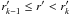 \hbox{$r'_{k-1} \leq r' < r'_{k}$}