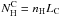 \hbox{$N_{\rm H}^{\rm C} = n_{\rm H} L_{\rm C}$}