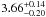 \hbox{$3.66^{+0.14}_{-0.20}$}
