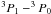 \hbox{$^3P_1-^3P_0$}