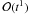 \hbox{$\mathcal{O}(t^1)$}