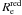 \hbox{$R_{\rm e}^{\rm red}$}