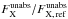 \hbox{$F^{\rm unabs}_{\rm X}/F^{\rm unabs}_{\rm X,\, ref}$}
