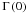 \hbox{$\Gamma\left(0\right)$}