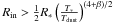\hbox{$R_{\rm in} > \frac{1}{2} R_{*}\left(T_{*} \over T_{\rm dust}\right)^{(4+ \beta)/2}$}