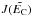 \hbox{$J(\tilde\EC)$}