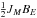 \hbox{$\frac12 J_M B_E$}