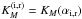 \hbox{$K_M^\mathrm{(i,r)}=K_M(\alpha_\mathrm{i,r})$}