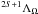 \hbox{$^{2S+1}\Lambda_{\Omega}$}