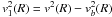 \hbox{$v_1^2(R) = v^2(R)-v_b^2(R)$}