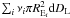 \hbox{$\sum_i\nu_i\pi R_{{\rm E}_i}^2\ud{D_{\rm L}}$}