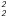 \hbox{$\mathsfsl{_2^2}$}