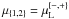 \hbox{$\mu_{\{1,2\}}=\mu_{\rm{L}}^{\{-,+\}}$}