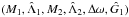 \hbox{$(M_1,\scaled{\Lambda}_1,M_2,\scaled{\Lambda}_2,\Delta \omega,\scaled{G}_1)$}