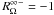\hbox{${R_{\Omega}^{\infty}}^{-}=-1$}