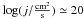 \hbox{$\log(j/\frac{{\rm cm}^2}{{\rm s}})\simeq 20$}