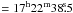 \hbox{$=17^\mathrm{h}22^\mathrm{m}38\fs5$}