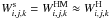\hbox{$W_{i,j,k}^{\rm{s}} = W_{i,j,k}^{\rm{HM}} \approx W_{i,j,k}^{\rm{H}}$}