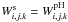 \hbox{$W_{i,j,k}^{\rm{s}} = W_{i,j,k}^{\rm{pH}}$}