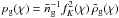 \hbox{$\pgal(\chi) = \meanngal^{-1} f_K^2(\chi) \, \meanrhogal(\chi)$}