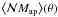 \hbox{$\bev{\Nap\Map}(\theta)$}
