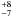 \hbox{$^{+8}_{-7}$}