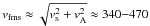 \hbox{$v_{\rm fms} \approx \sqrt{v^{2}_{\rm s}+v^{2}_{\rm A}} \approx 340 {-} 470$}