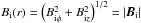 \hbox{$B_{\rm i}(r) = \left( B_{{\rm i} \phi}^2 + B_{{\rm i} z}^2 \right)^{1/2} = \left| \vec{B}_{\rm i} \right|$}