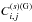 \hbox{$C^{(s){\rm (G)}}_{i,j}$}