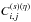 \hbox{$C^{(s)(\eta)}_{i,j}$}