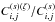 \hbox{$C^{(s)(\zeta)}_{i,j}/C^{(s)}_{i,j}$}