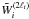 \hbox{$\tW_i^{(2\ell_i)}$}
