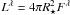 \hbox{$L^{\lambda} = 4 \pi R_\star^2 F^{\lambda}$}