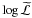\hbox{$\log\widetilde{\mathcal{L}}$}