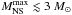 \hbox{$M_{\rm NS}^{\rm max}\lesssim 3~M_{\odot}$}