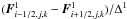\hbox{$(\bF^1_{i-1/2,j,k} - \bF^1_{i+1/2,j,k} ) / \Delta^1$}