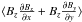 \hbox{$\langle B_z{\partial B_x\over \partial x} + B_z {\partial B_y\over \partial y}\rangle$}