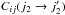 \hbox{$C_{ij}(j_2 \to j_2' )$}