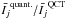 \hbox{$\bar{I_j}^{\rm quant.}/\bar{I_j}^{\rm QCT}$}