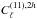 \hbox{$C_{\ell}^{(11),2h}$}