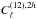 \hbox{$C_{\ell}^{(12),2h}$}