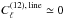 \hbox{$C_{\ell}^{(12),\,{\rm line}}\simeq 0$}