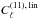 \hbox{$C_{\ell}^{(11),\,{\rm lin}}$}