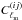 \hbox{$C_{\ell_{\rm m}}^{(ij)}$}